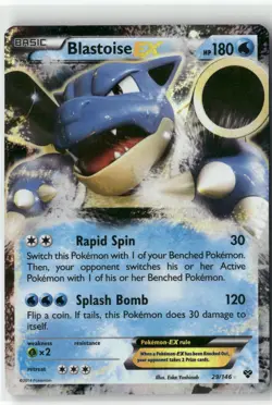Blastoise EX, Pokemon XY Base Set Ultra Rare, 29/146 NM - Image 1