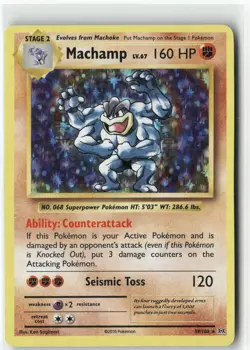 Machamp, Pokemon XY - Evolutions Holo Rare, 59/108 NM - Image 1