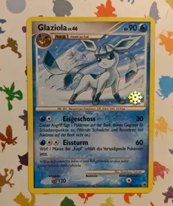Pokemon TCG Glaceon 20/100 Snowflake Stamp *German* Countdown Calendar 2008 - Image 1