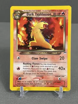 Dark Typhlosion 10/105 Holo Rare Neo Destiny Pokemon TCG Unlimited LP - Image 1
