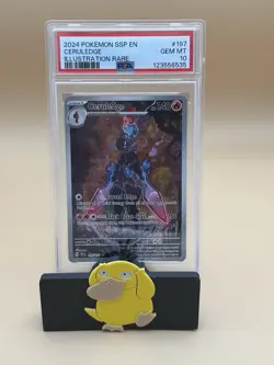 Pokemon TCG Ceruledge Illustration Rare Surging Sparks 197/191 PSA 10 - Image 1