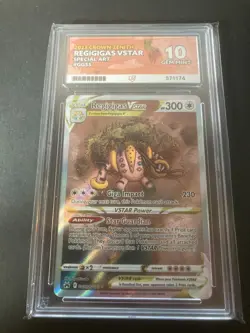 Pokemon TCG Regigigas VStar GG55/GG70 Crown Zenith Special Art Ace 10 - Image 1