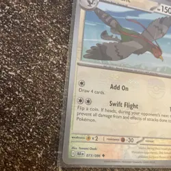 Pokemon TCG - Unfezant 073/086 Masterball Reverse Holo - Black Bolt S&V - Image 2