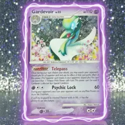 Pokemon Gardevoir Secret Wonders Rare TCG 2007 #7/132 Holo - Image 2