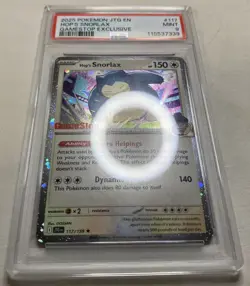 2025 POKEMON JTG EN-JOURNEY TOGETHER GAMESTOP EXCLUSIVE #117 HOP'S SNORLAX PSA 9 - Image 3