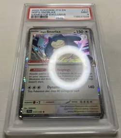 2025 POKEMON JTG EN-JOURNEY TOGETHER GAMESTOP EXCLUSIVE #117 HOP'S SNORLAX PSA 9 - Image 4