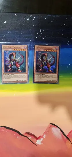 Yu-Gi-Oh! Odd-eyes Dragon 1st Edition HOLO Ys14-ena01 GOLD TEXT x2 - Image 2