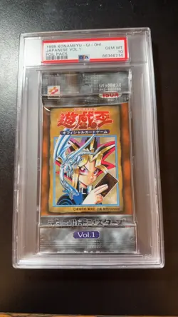Yu-gi-oh Yu-Gi-Oh Volume 1 Vol.1 1999 Original Factory Sealed Pack PSA 10 - Image 1