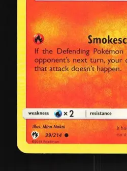 Cyndaquil 39/214 LP Lost Thunder English Pokemon Card TCG - Image 2