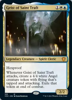 Geist of Saint Traft - Light Play MTG Commander 2021 Crimson Vow - Image 1