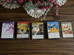 Mixed Lot of 200 Neopets Trading Cards Red Yellow Blue Purple Gray 2003-2006 - Image 2