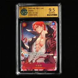 CCG GemMint 9.5 Bandai 2024 ONE PIECE CHN. TCG Card OP01-120 SEC Shanks - Image 2
