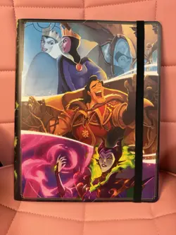 Disney Lorcana The First Chapter Villians Binder - 9 Card Sleeves 252 Cards New - Image 1
