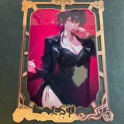 Goddess Story Gold METAL Card - Serial Number #/100! Maiden Party - Kafka Anime - Image 1