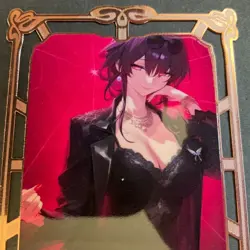 Goddess Story Gold METAL Card - Serial Number #/100! Maiden Party - Kafka Anime - Image 3