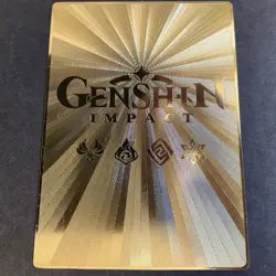 WES - Goddess Story Gold METAL Card - NO Serial Number - Anime Girl Genshin - Image 5