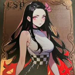 Goddess Story Gold METAL Card - Serial Number #/100! Double Sided Demon Slay - Image 4