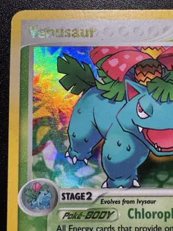 Venusaur 28/100 EX Crystal Guardians Pokemon Card Reverse Holo Foil Rare MP - Image 3