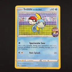 Pokemon TCG Card Sobble On The Ball 005/005 Futsal Football Promo - NM - Image 1