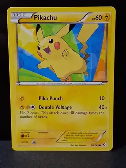 Pokemon Pikachu TCG Boundaries Crossed Card 50/149 Regular Common LP - Image 1