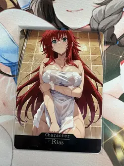 Rias Highschool DxD hentai Anime Doujin Waifu Custom Art Card - Image 1