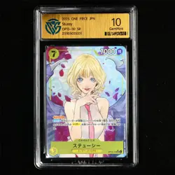 CCG GemMint 10 Bandai 2025 ONE PIECE JPN . TCG Card OP13-110 SR Stussy - Image 2