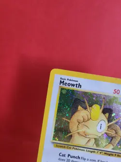 Pokemon Karte/card - Meowth Mauzi Black Star Promo 10 Holo Excellent-near Mint - Image 2