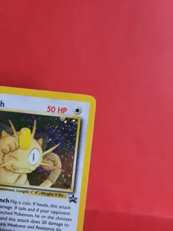 Pokemon Karte/card - Meowth Mauzi Black Star Promo 10 Holo Excellent-near Mint - Image 3
