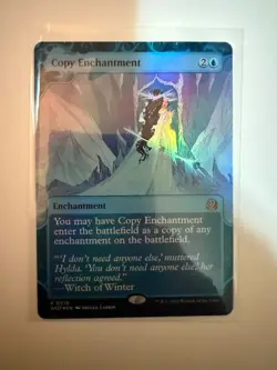 MGT Copy Enchantment, Prismatic Omen, Knightly Valor, Ground Seal - Foil NM WOE - Image 2