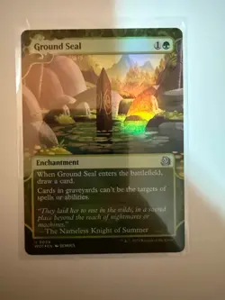 MGT Copy Enchantment, Prismatic Omen, Knightly Valor, Ground Seal - Foil NM WOE - Image 4