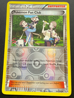 Pokemon Card Pokemon Fan Club Flashfire Reverse Holo 94/106 LP - Image 1