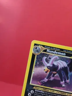 Pokemon Karte/card - Hundemon Houndoom 4/75 - Neo Discovery Swirl - Excellent+ - Image 2
