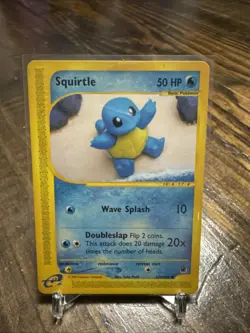 Squirtle Expedition Base Set 2002 Regular Card LP Pokemon - Image 1