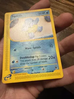 Squirtle Expedition Base Set 2002 Regular Card LP Pokemon - Image 2