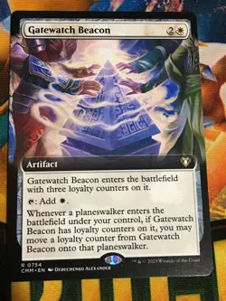 C5234 MAGIC MTG COMMANDER MASTERS GATEWATCH BEACON #0754 NM RARE BORDERLESS - Image 1