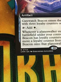 C5234 MAGIC MTG COMMANDER MASTERS GATEWATCH BEACON #0754 NM RARE BORDERLESS - Image 4