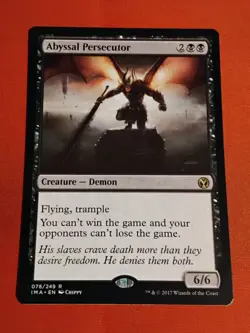 Abyssal Persecutor 078/249 Iconic Masters MTG Magic The Gathering Unplayed Mint+ - Image 1