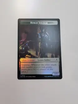 MTG - Human Soldier/Tamiyo Token (Foil) - Innistrad Remasterd NM/M Condition - Image 1