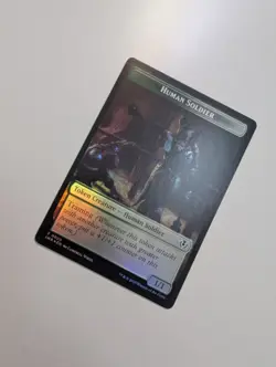 MTG - Human Soldier/Tamiyo Token (Foil) - Innistrad Remasterd NM/M Condition - Image 2