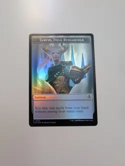 MTG - Human Soldier/Tamiyo Token (Foil) - Innistrad Remasterd NM/M Condition - Image 4