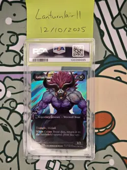 Vincent Valentine/Galian Beast Surge Foil #0528 MTG Final Fantasy PSA 10 - Image 2