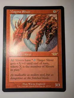 Magma Sliver Legions NM MTG Magic: the Gathering - Image 1