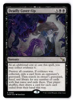 Deadly Cover-Up NM* Murders At Karlov Manor ENGLISH 0083 mtg -UnltdCards - Image 1