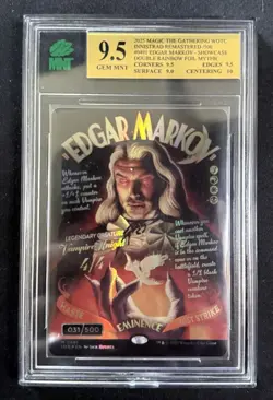 MTG Edgar Markov Serialized 031/500 MNT 9.5 Innistrad Remastered - Image 1