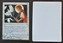 SIGNED MtG Magic Kaja Foglio Artist Proof _Spanish Ice Age_ SWORDS TO PLOWSHARES - Image 1
