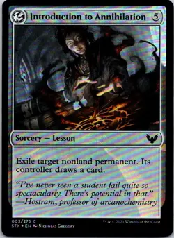 Introduction to Annihilation C Foil Strixhaven: School of Mages 3 LP - Image 1
