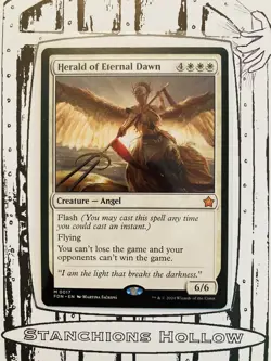 MTG Herald of Eternal Dawn - Foundations (FDN) M 0017 - Image 1