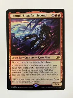 Tannuk, Steadfast Second - Foil - Edge of Eternities - Near Mint MTG - Image 1