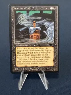 MTG - Magic The Gathering - Haunting Wind - Antiquities - NP/LN! - Image 1