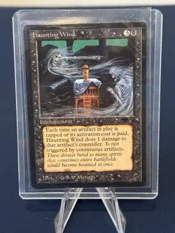 MTG - Magic The Gathering - Haunting Wind - Antiquities - NP/LN! - Image 3